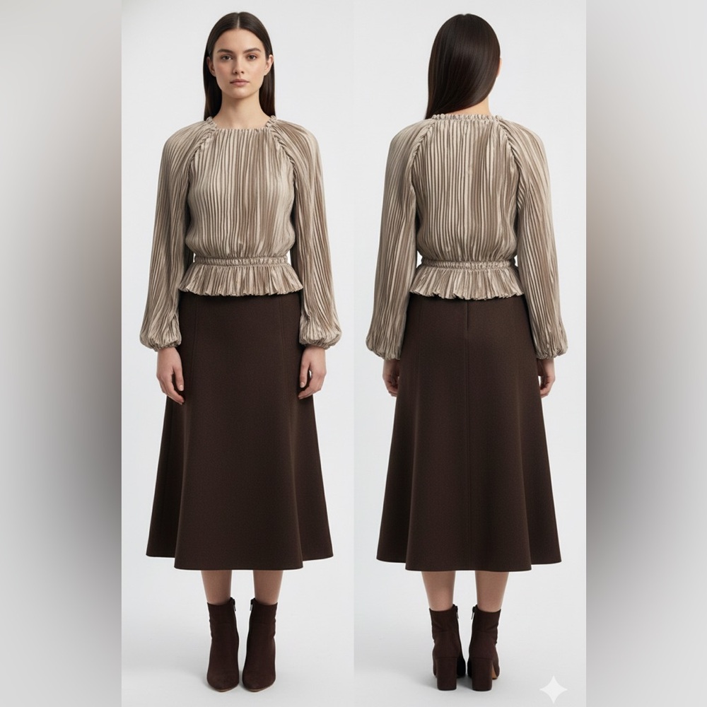 Jonathan Simkhai beautiful plisse blouse US
Size Small NWOT